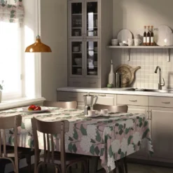 Arvidssons textil Bordsduk|Hortensia rosa bordsduk