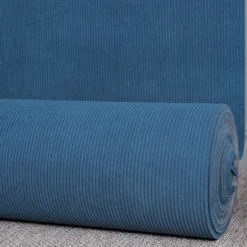 Nordisk Textil Enfärgade Möbeltyger|Huggy blå möbeltyg - Slitstark manchester