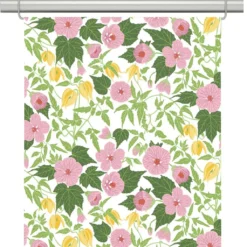 Arvidssons textil Panelgardiner|Husknuten rosa panelgardiner