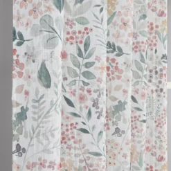 Redlunds Gardiner Mönstrade|Ida persika öljettgardiner – tunna gardiner med blomstermönster