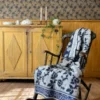 Kerstin Landström Design Ullfiltar|Jugend blå ullfilt 130x180cm -