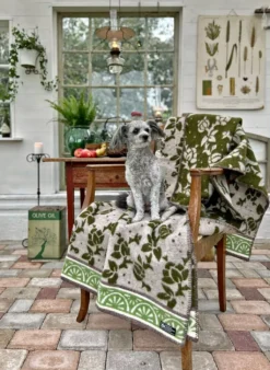 Kerstin Landström Design Ullfiltar|Jugend grön ullfilt 130x180cm -