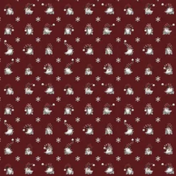 Arvidssons textil Jultyger|Gardintyger Mönstrade|Julian och co röd tyg