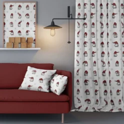 Arvidssons textil Gardiner Mönstrade|Julgardiner|Julian vit gardiner