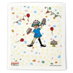 Arvidssons textil Disktrasor|Kalas hos pippi disktrasa – färgglad & hållbar i naturmaterial