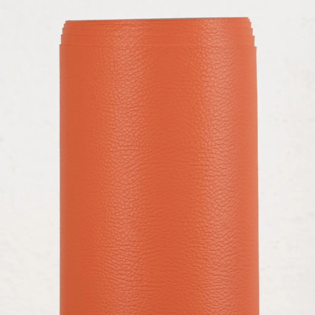 Nordisk Textil Enfärgade Fuskskinn|Karia orange fuskskinn