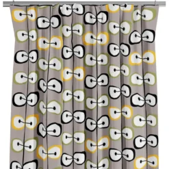 Arvidssons textil Gardiner Mönstrade|Kiwi beige gardiner