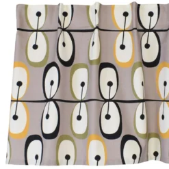 Arvidssons textil Gardinkappor Mönstrade|Kiwi beige gardinkappa metervara