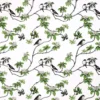 Arvidssons textil Arvidssons Textil|Gardintyger Mönstrade|Klosterträdgården