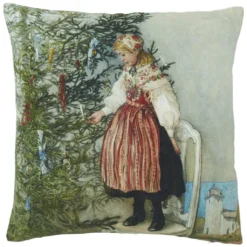 Svanefors Julkuddar|Mönstrade Kuddfodral|Konfekt kuddfodral - Carl Larsson