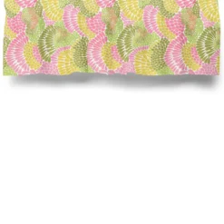 Arvidssons textil Gardinkappor Mönstrade|Rea Gardiner|Korall rosa gardinkappa metervara