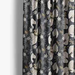 Arvidssons textil Gardintyger Mönstrade|Arvidssons Textil|Kärrleken mörkblå tyg