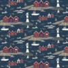 Arvidssons textil Gardintyger Mönstrade|Arvidssons Textil|Kust blå tyg