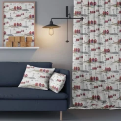 Arvidssons textil Gardintyger Mönstrade|Arvidssons Textil|Kust offwhite tyg