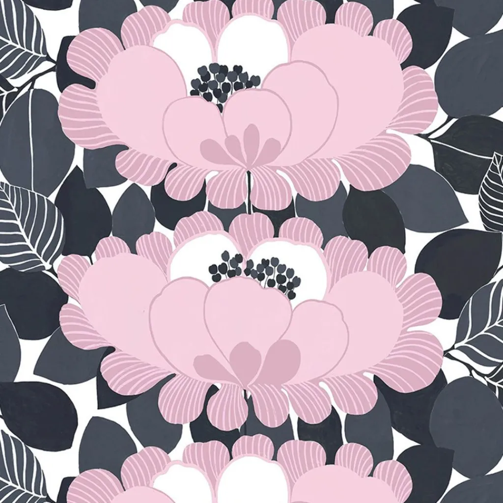 Arvidssons textil Gardintyger Mönstrade|Arvidssons Textil|Leia rosa