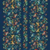 Arvidssons textil Gardintyger Mönstrade|Arvidssons Textil|Leksand bård blå tyg med traditionellt dalahästtryck