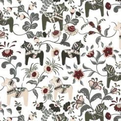 Arvidssons textil Förkläden|Leksand grön förkläde med ficka