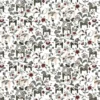 Arvidssons textil Gardintyger Mönstrade|Arvidssons Textil|Leksand grön tyg med traditionellt dalahästtryck