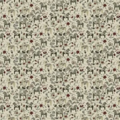 Arvidssons textil Gardintyger Mönstrade|Arvidssons Textil|Leksand Mini culla grön tyg