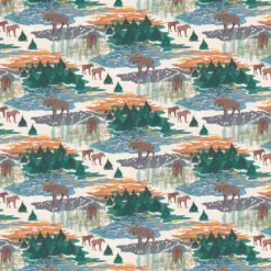 Arvidssons textil Bordsduk|Älgrike beige/grön - bordsduk