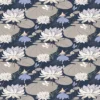 Arvidssons textil Gardintyger Mönstrade|Arvidssons Textil|Lily blå-beige tyg
