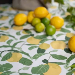Fondaco Bordsduk|Limone bordsduk – Citronmönstrad för en somrig dukning