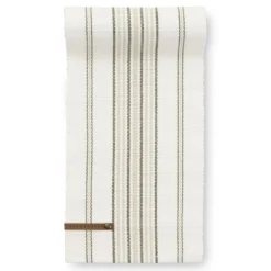 Jakobsdals Bordslöpare|Linara beige löpare 17x120 cm – Randig bordslöpare