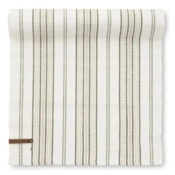 Jakobsdals Bordslöpare|Linara beige löpare 35x120 cm – Randig bordslöpare