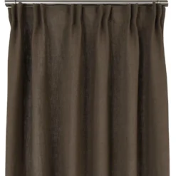 Nordisk Textil Linnetyger|Linnegardiner|Linnegardiner Verone Brun