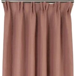 Nordisk Textil Linnetyger|Linnegardiner|Linnegardiner Verone Gammelrosa
