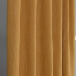 Nordisk Textil Linnetyger|Linnegardiner|Linnegardiner Verone Ockra