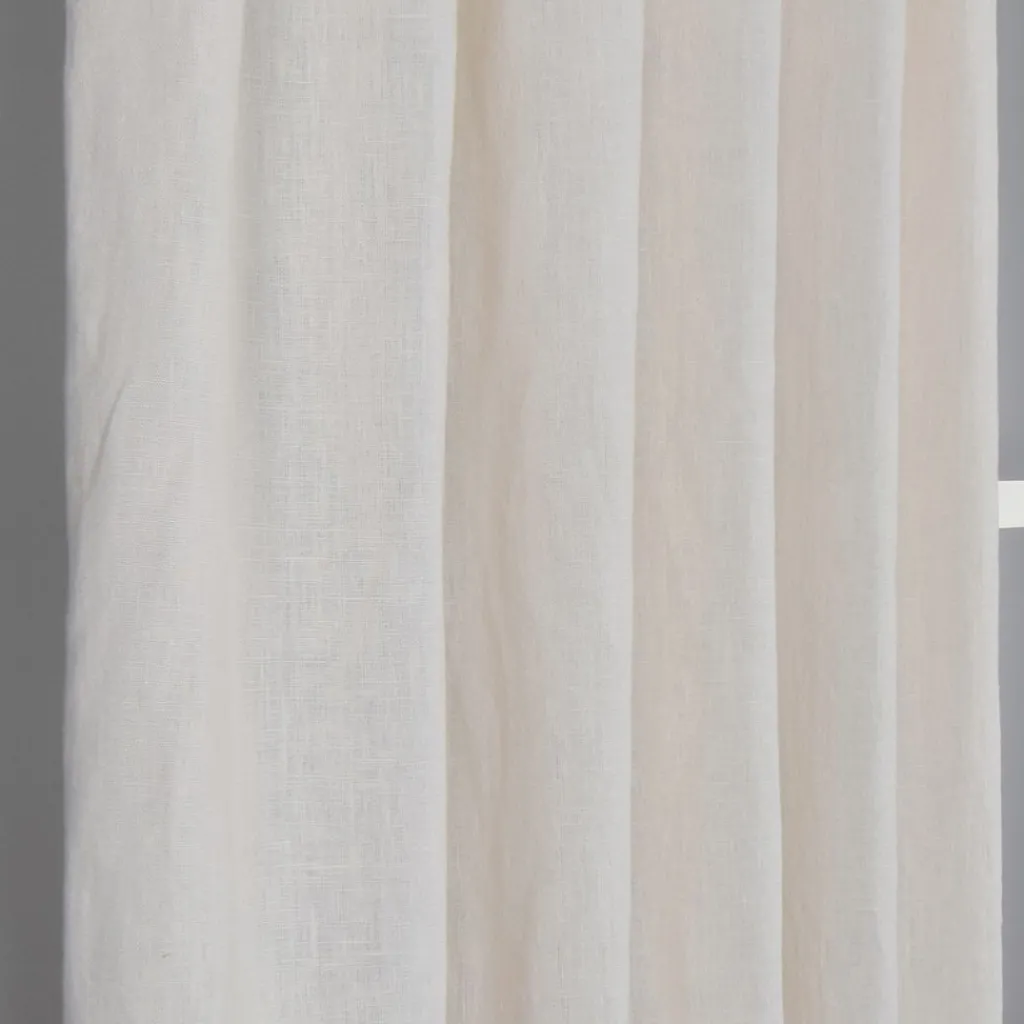 Nordisk Textil Linnetyger|Linnegardiner|Linnegardiner Verone Offwhite