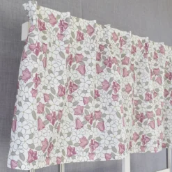Arvidssons textil Gardinkappor Mönstrade|Rea Gardiner|Lisa rosa gardinkappa metervara