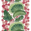 Arvidssons textil Arvidssons Textil|Lisette grön-rosa tyg