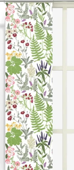 Arvidssons textil Panelgardiner|Lisstäppan halvlinne panelgardiner