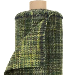 Nordisk Textil Enfärgade Möbeltyger|LIUDA-M Grön - Slitstarkt och vävt möbeltyg