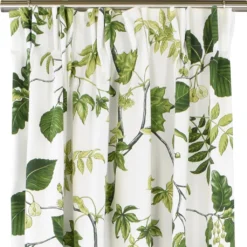 Arvidssons textil Gardiner Mönstrade|Liv grön gardiner