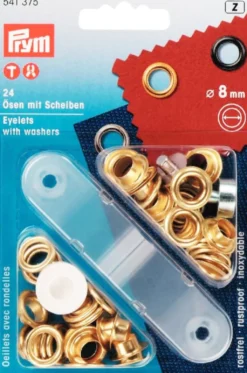 Prym Öljetter|Öljetter 8mm guld