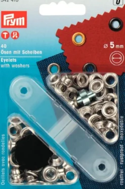 Prym Öljetter|Öljetter 5mm silver