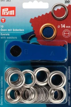 Prym Öljetter|Öljetter 14mm silver