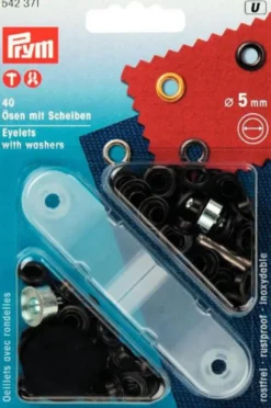 Prym Öljetter|Öljetter 5mm svart