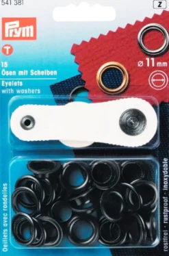 Prym Öljetter|Öljetter 11mm svart