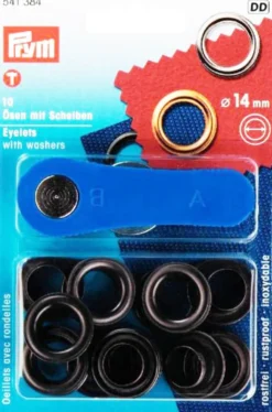 Prym Öljetter|Öljetter 14mm svart