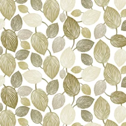 Arvidssons textil Gardintyger Mönstrade|Arvidssons Textil|Lyckans Blad olivgrön tyg