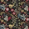 Arvidssons textil Gardintyger Mönstrade|Arvidssons Textil|Lyckeflykt röd-brun tyg