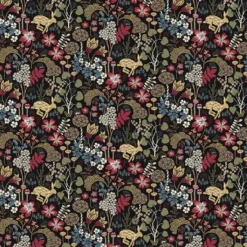 Arvidssons textil Gardintyger Mönstrade|Arvidssons Textil|Lyckeflykt röd-brun tyg