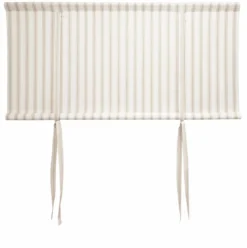 Redlunds Hissgardiner|Madicken beige hissgardin – klassisk randig hissgardin