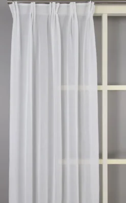 Nordisk Textil Gardiner Enfärgade|Madison offwhite gardin 2x140x280cm - Hotellgardiner
