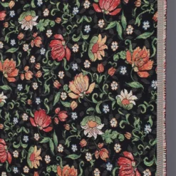 Arvidssons textil Mönstrade Möbeltyger|Maggi svart jacquard