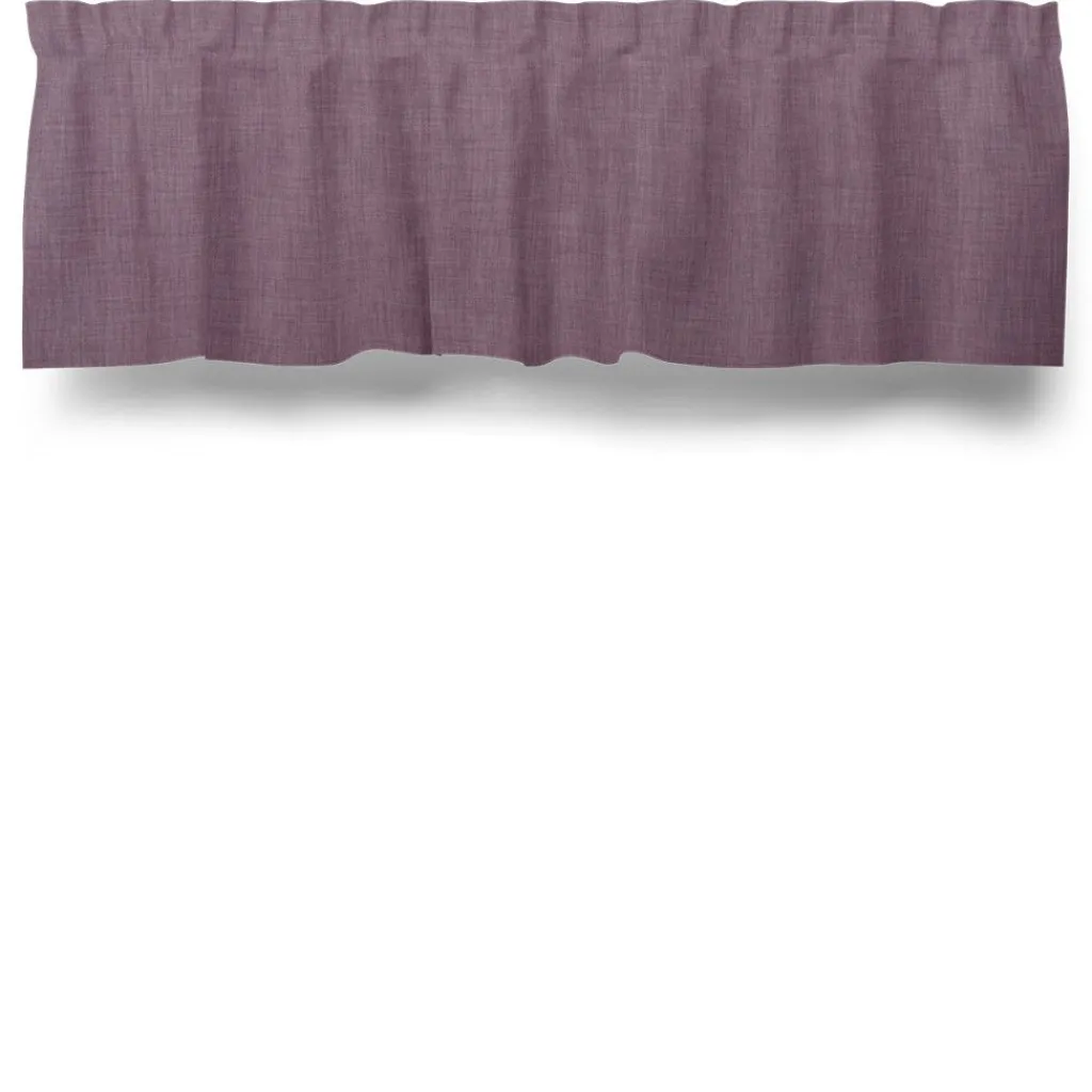 Nordisk Textil Gardinkappor Enfärgade|Milo grape gardinkappa metervara – Tidlös design med fin struktur